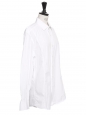 Chemise manches longues en coton blanc Prix boutique 550€ Taille M