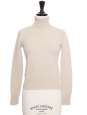 Black virgin wool turtleneck sweater Retail price €600 Size XS