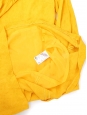 Robe manches longues en jacquard  jaune tournesol  Est. retail 1600€ Taille 34