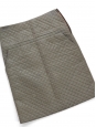 Quilted green leather pencil skirt Fall Winter 2012 Retail price €2600 Size 36