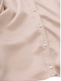Blouse manches courte col lavallière avec noeud en satin vieux rose Prix boutique 1100€ Taille 36