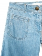 Light washed blue wide leg "flared jeans Retail price 360€ Size 34