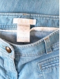 Jean seventies "flared" en coton bleu clair Px boutique 360€ Taille 34