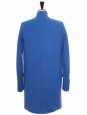 Manteau veste BRYCE en laine mélangée bleu Klein Prix boutique 1095€ Taille 36