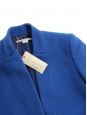 Manteau veste BRYCE en laine mélangée bleu Klein Prix boutique 1095€ Taille 36