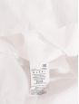 White cotton short sleeves summer dress Retail price €450 Size 36