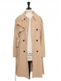 Beige belted trench coat Retail price € Size 38
