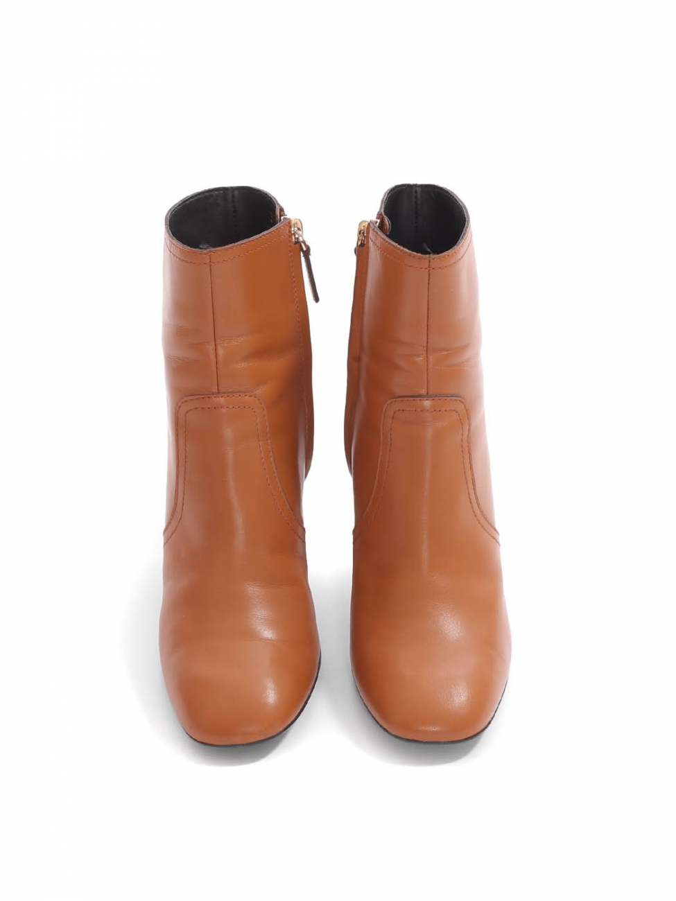 Bottes Plates Lacées TOD'S En Cuir Marron Camel - Pointure 35.5 - Occasion, Excellent état