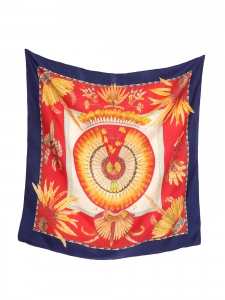 Foulard En Soie 100% Jeux Olympiques Brésil 90x90cm - Occasion Très Bon état