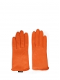 Lamb leather orange gloves Retail price €150 Size 7