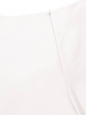 High-waisted flared short in vibrant white satin Retail price €390 Size 36/38