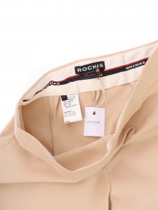 Pantalon slim fit en coton mélangé beige crème Prix boutique 580€ Taille 36