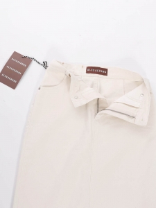 Denim midi skirt in cream white color Retail price €290 Size XS