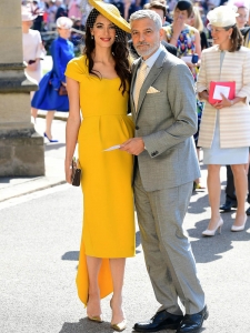 STELLA MCCARTNEY Robe Angie cintrée manches courtes en crêpe jaune longueur midi Prix boutique 1460€ Taille 38