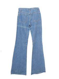 Jean taille haute bleu clair wide leg Prix boutique €820 Taille XS