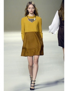 High waist brown linen skirt Retail price 1000€ Size 38