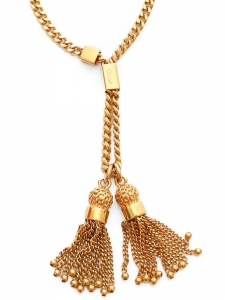 Bracelet LYNN chaîne et pompon doré Prix boutique 400€