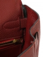 Sac à main KELLY 32 en cuir Clémence torillon bordeaux fermoir doré