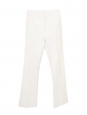 Pantalon droit stretch blanc vif Prix boutique 970€ Taille XS