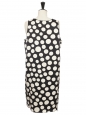 Iconic dress by Phoebe Philo black with white polka dots sleeveless Retail price 1800€ Size 42