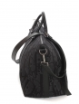 Sac Weekender 40 Toile jacquard Dior Oblique bleu marine et noir avec anse bandoulière Prix boutique 2800€