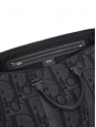Sac Weekender 40 Toile jacquard Dior Oblique bleu marine et noir avec anse bandoulière Prix boutique 2800€