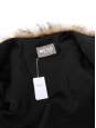 Brown, beige and russet fox fur coat Retail price 2800€ Size XS to S