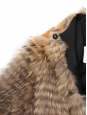Brown, beige and russet fox fur coat Retail price 2800€ Size XS to S