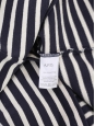 Top marinière manches longues en coton blanc et bleu marine Prix boutique 150€ Taille XS