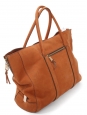 Sac cabas en cuir marron camel Prix boutique 1500€