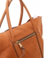 Sac cabas en cuir marron camel Prix boutique 1500€