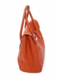 Sac à main en cuir orange Hermès