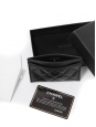 Porte-carte en cuir matelassé noir NEUF Retail price 540€