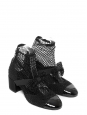 Bottines en résille noir détail noeud Spring 2023 Prix boutique 2000€ Taille 38