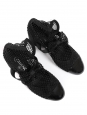Bottines en résille noir détail noeud Spring 2023 Prix boutique 2000€ Taille 38