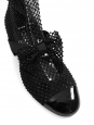 Bottines en résille noir détail noeud Spring 2023 Prix boutique 2000€ Taille 38