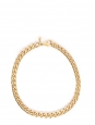 Gold-plated brass chain necklace Retail price €490
