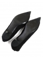 Escarpins en laine bouclée noir sigle CC doré FW 2022 Prix boutique 1200€ Taille 38