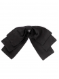 Black satin bow hair clip Retail price 590€
