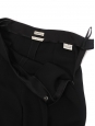 Pantalon taille haute en 100% soie noire Prix boutique 1400€ Taille 36