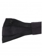 Small black satin bow barrette Retail price €490