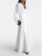 Long Grace white faux leather skirt Retail price €980 Size XS