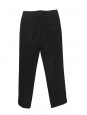 Pantalon court slim fit en coton noir Prix boutique 1200€ Taille 36