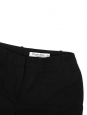 Pantalon court slim fit en coton noir Prix boutique 1200€ Taille 36