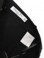 Slim fit black cotton capri pants Retail price €1,200 Size 36