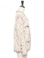 White, black, lilac, and gold wool and cashmere jacket Pre-Fall 2021 Retail price €3,500 Size 40