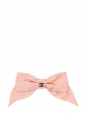 Pink satin bow hair clip Retail price 490€