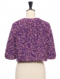 LESAGE purple and pink silk vest jacket Summer 2022 Retail price €4,000 Size 36