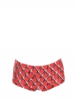 Culotte de maillot de bain shorty motif losanges rouge blanc bleu marine Prix boutique 550€ Taille XS/S