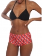 Culotte de maillot de bain shorty motif losanges rouge blanc bleu marine Prix boutique 550€ Taille XS/S